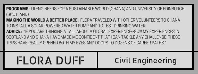 Flora Duff study abroad story