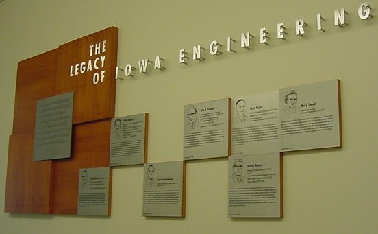 Legacy of Iowa Engineering Wall in the SC