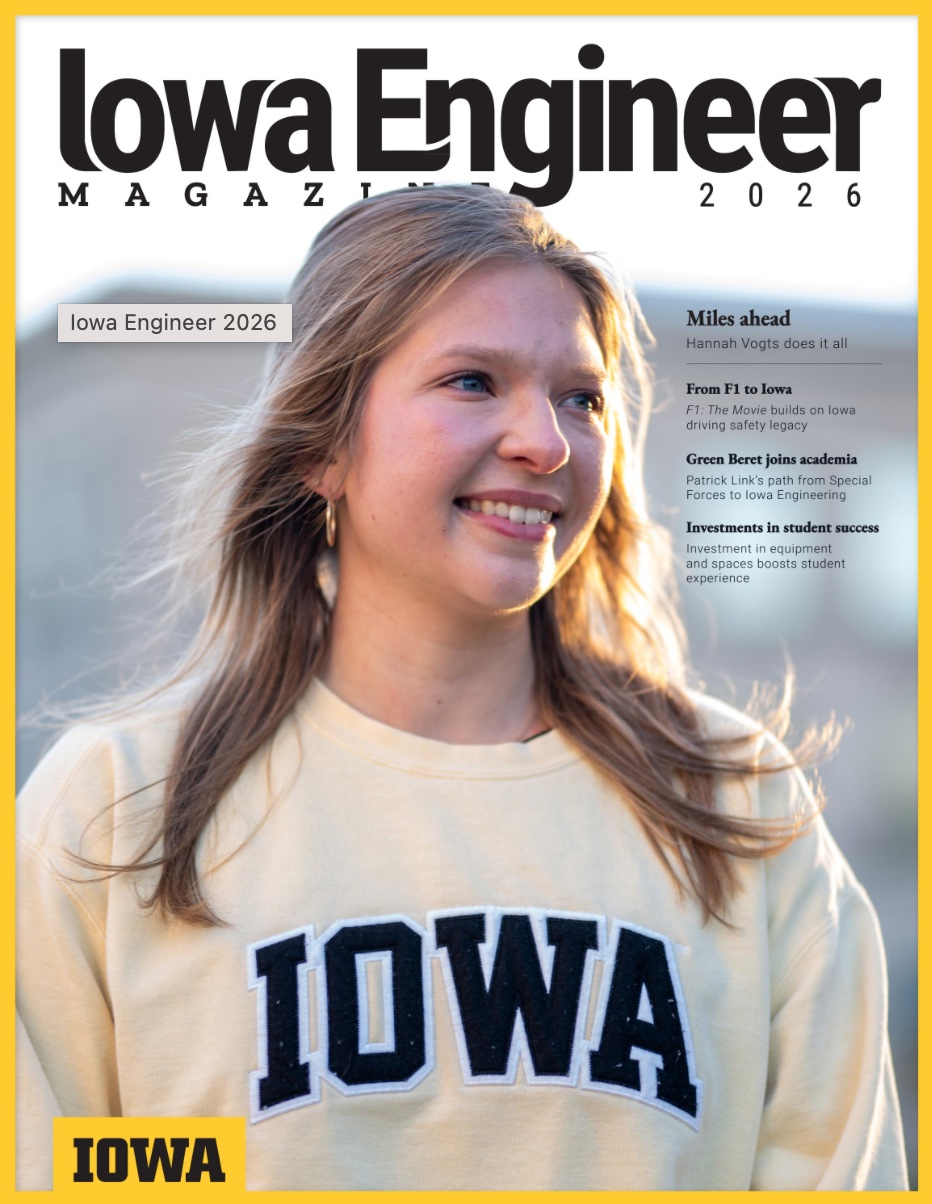 Cover of 2026 Iowa Engineer magazine