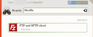Filezilla on Linux
