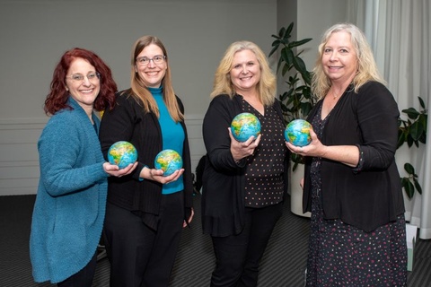 15-year winners in attendance: Cheryl Roe, Michelle Reyes, Natalie Dejardin, and Sandra Gerard