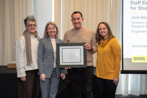 Josh Atcher, Staff Excellence Award for Student Success