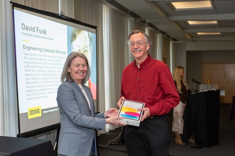 40-year awardee Dave Funk