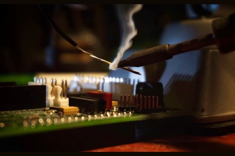 Soddering on a circuit board