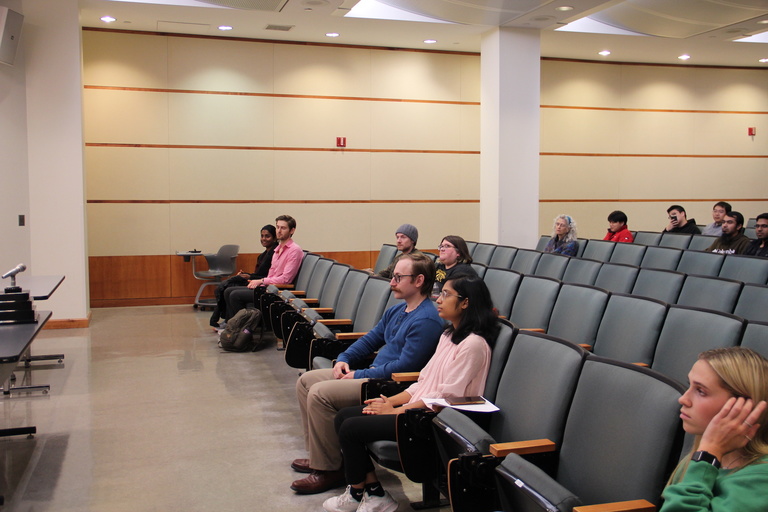 The audience at the 3MT contest