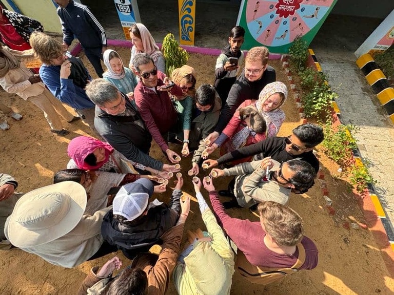 India Winterim view from above group 