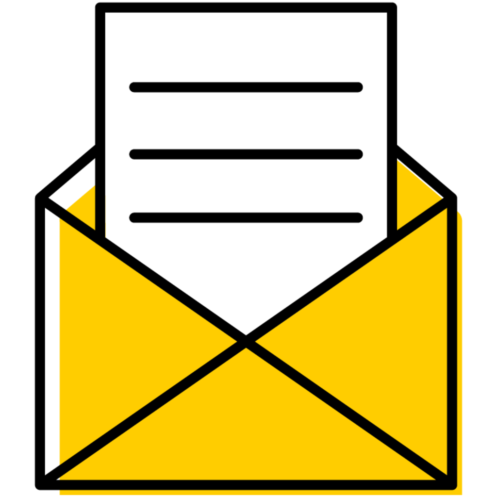mail opened icon