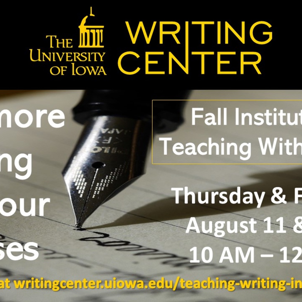 Fall Institute for Teaching with Writing: Session I promotional image
