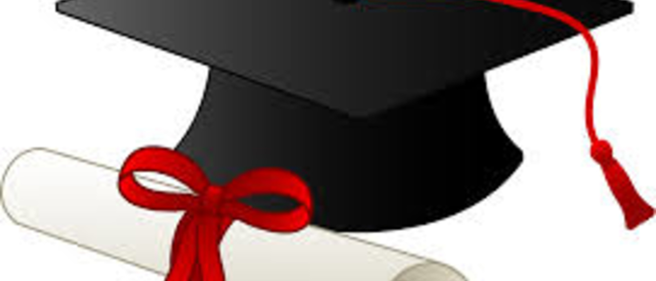 Illustration of a graduation cap and a diploma