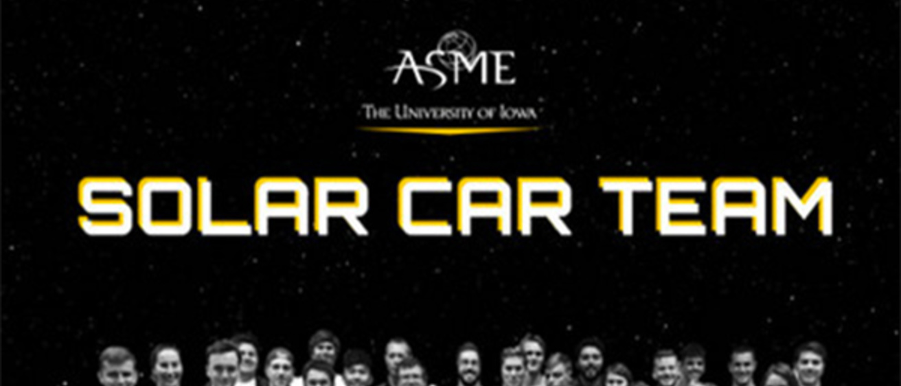Photo of the ASME Solar Car team