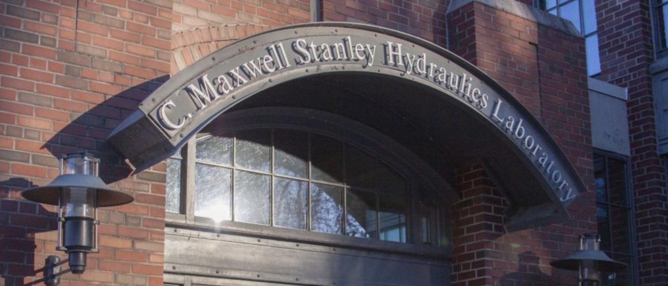 Doorway of the Stanley Hydraulics Laboratory