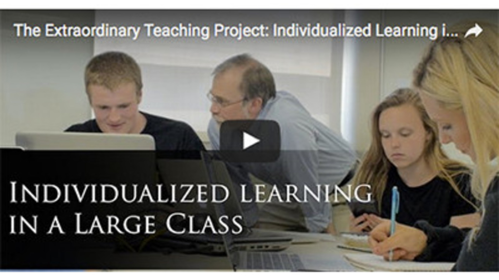 YouTube thumbnail for the video discussing Mark Andersland's teaching project 
