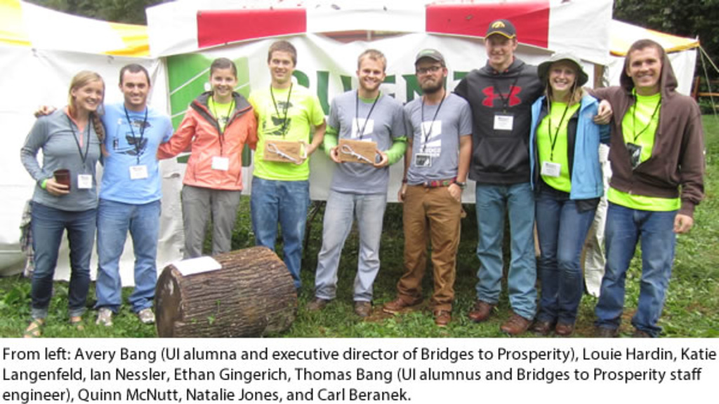 Group photo of the members of UI Bridges