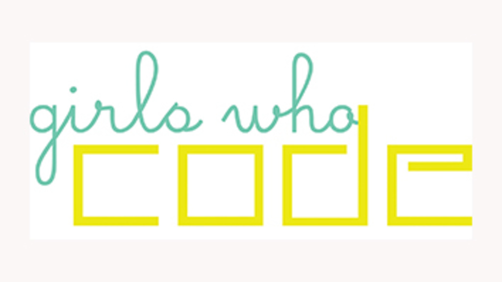 Girls Who Code logo, green and yellow text