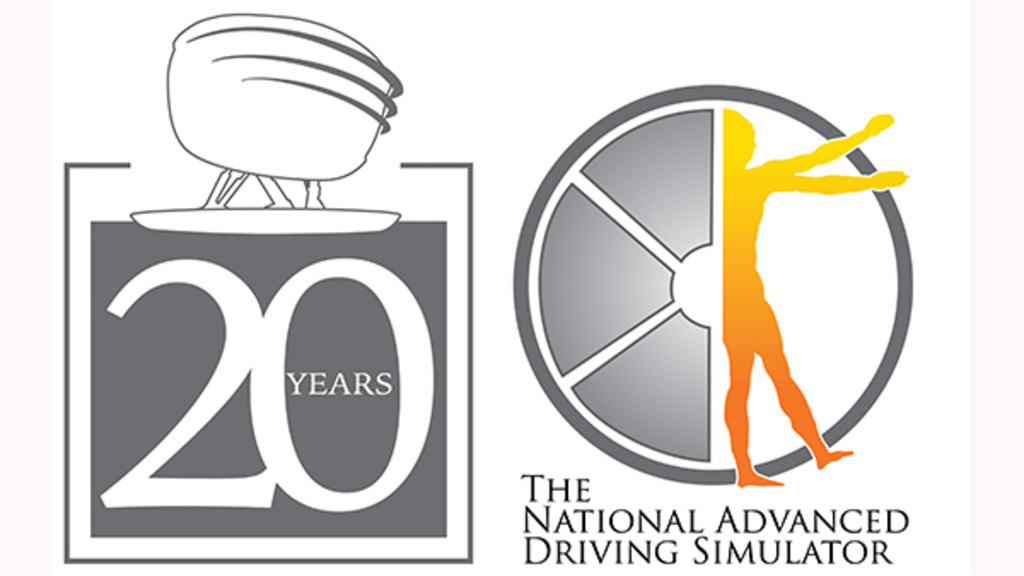 National Advanced Driving Simulator 20th anniversary logo