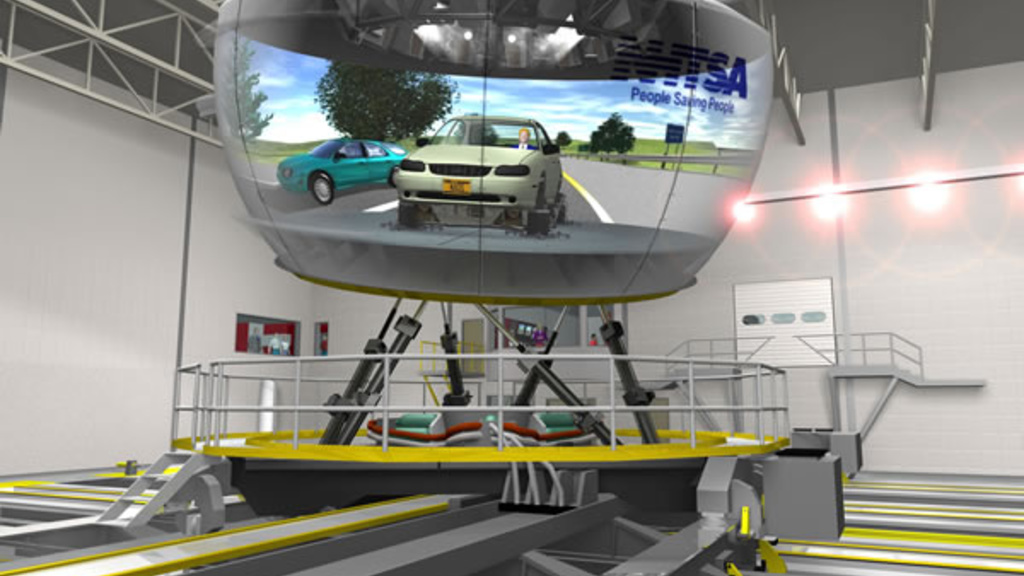 3D graphic representation of the National Advanced Driver Simulator