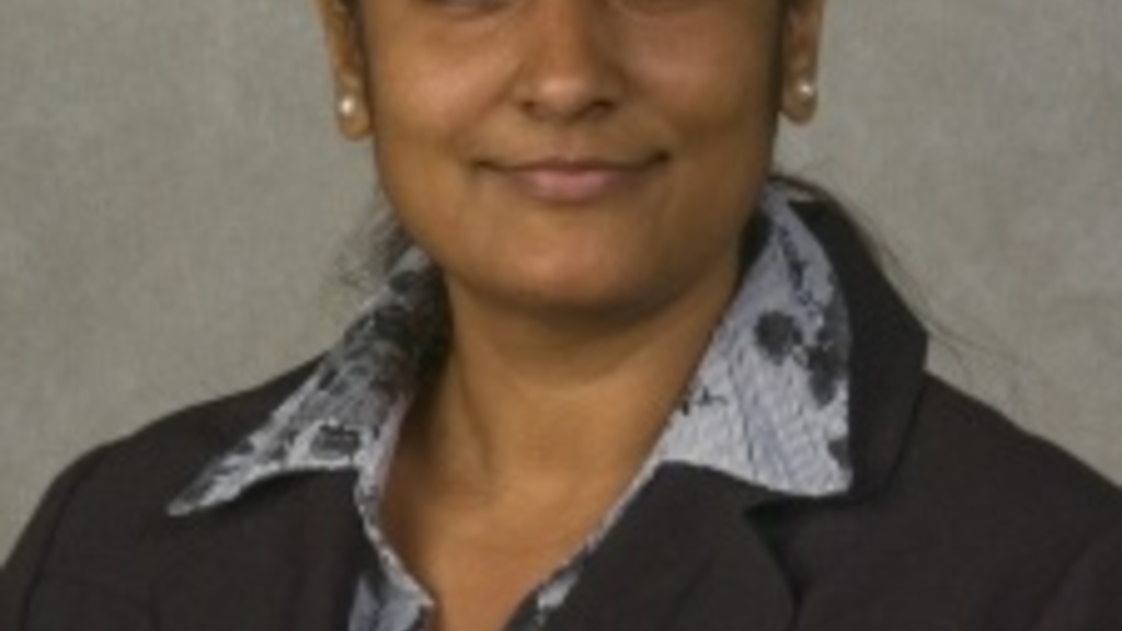 Priyadarshini Pennathur portrait, black jacket