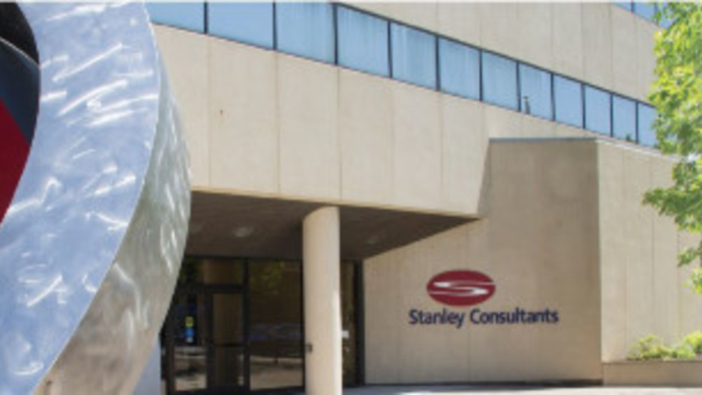 Outside view of the Stanley Consultants building. 