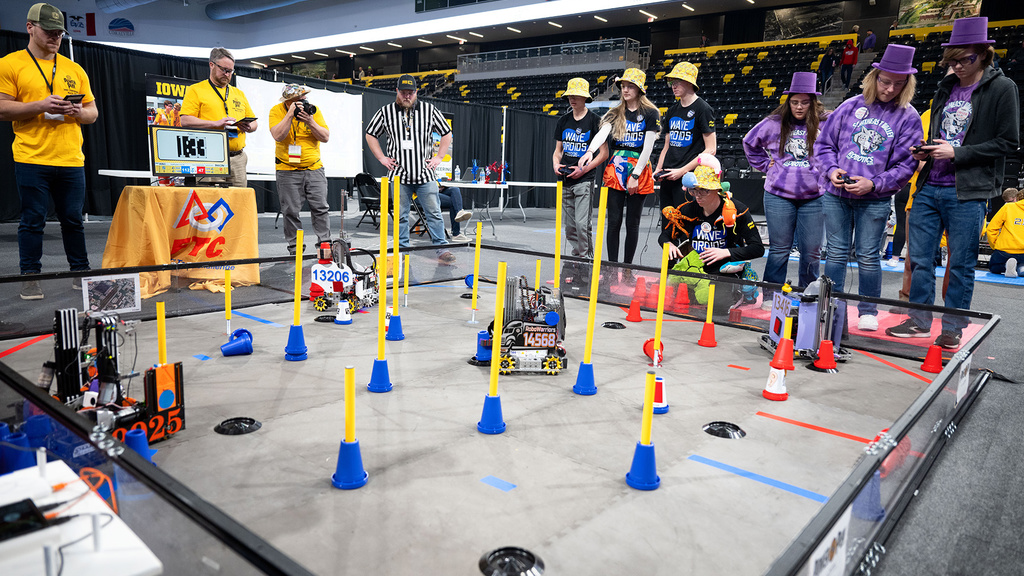 robotics tournament match