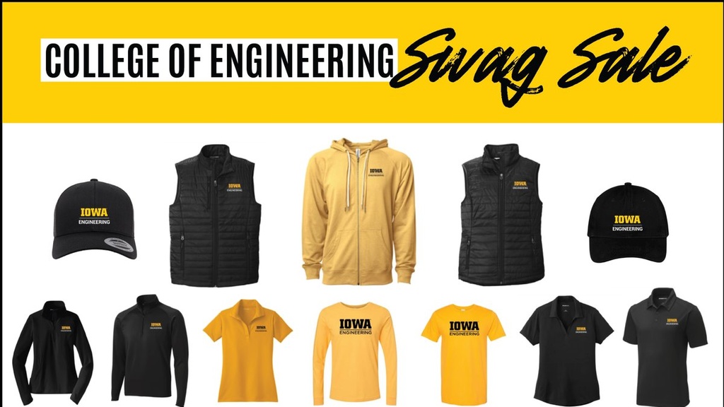 Screenshot of the College of Engineering online apparel store